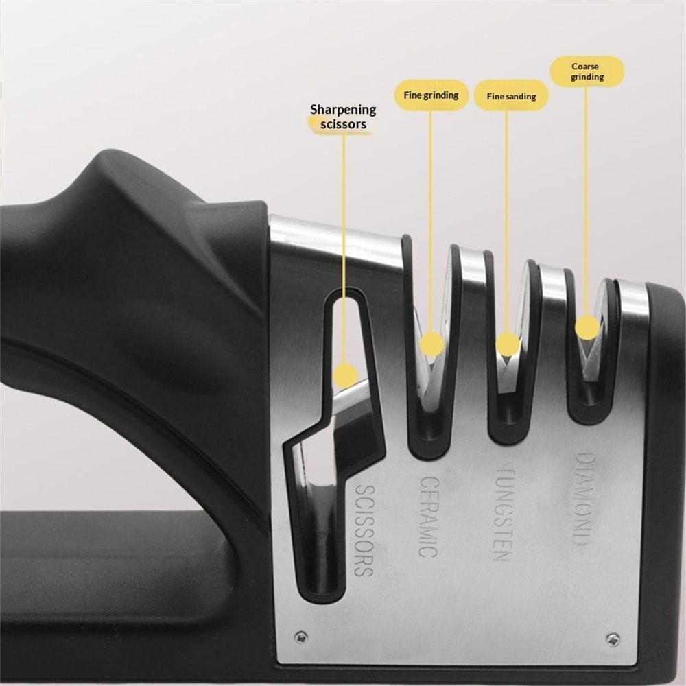 4 Stage Tabletop Kitchen Knife Sharpener view 3