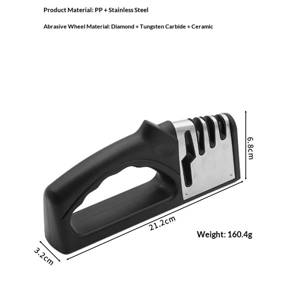 4 Stage Tabletop Kitchen Knife Sharpener view 4
