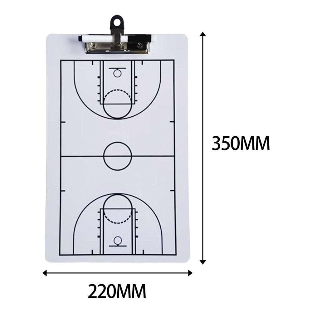 Basketball Coaching Board with Erasable Marker Practice Board Teaching view 2