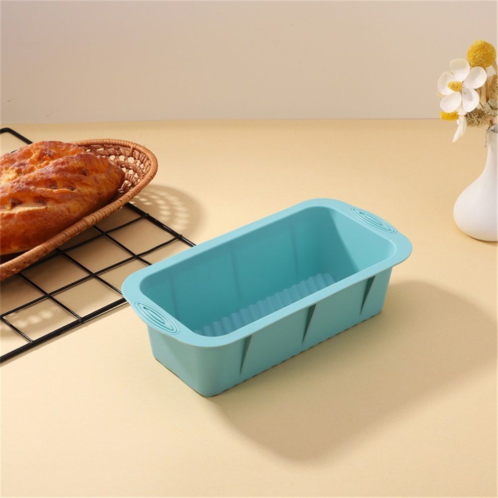 3D Silicone Bread Loaf Pan Non-Stick Rectangular Baking Mold view 4