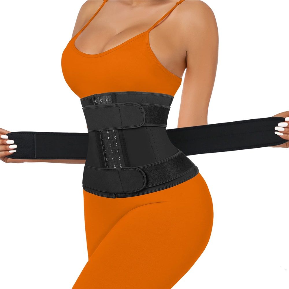 Women Waist Trainer 3 Straps - Tummy Control Sweat Girdle Workout Slim Belly