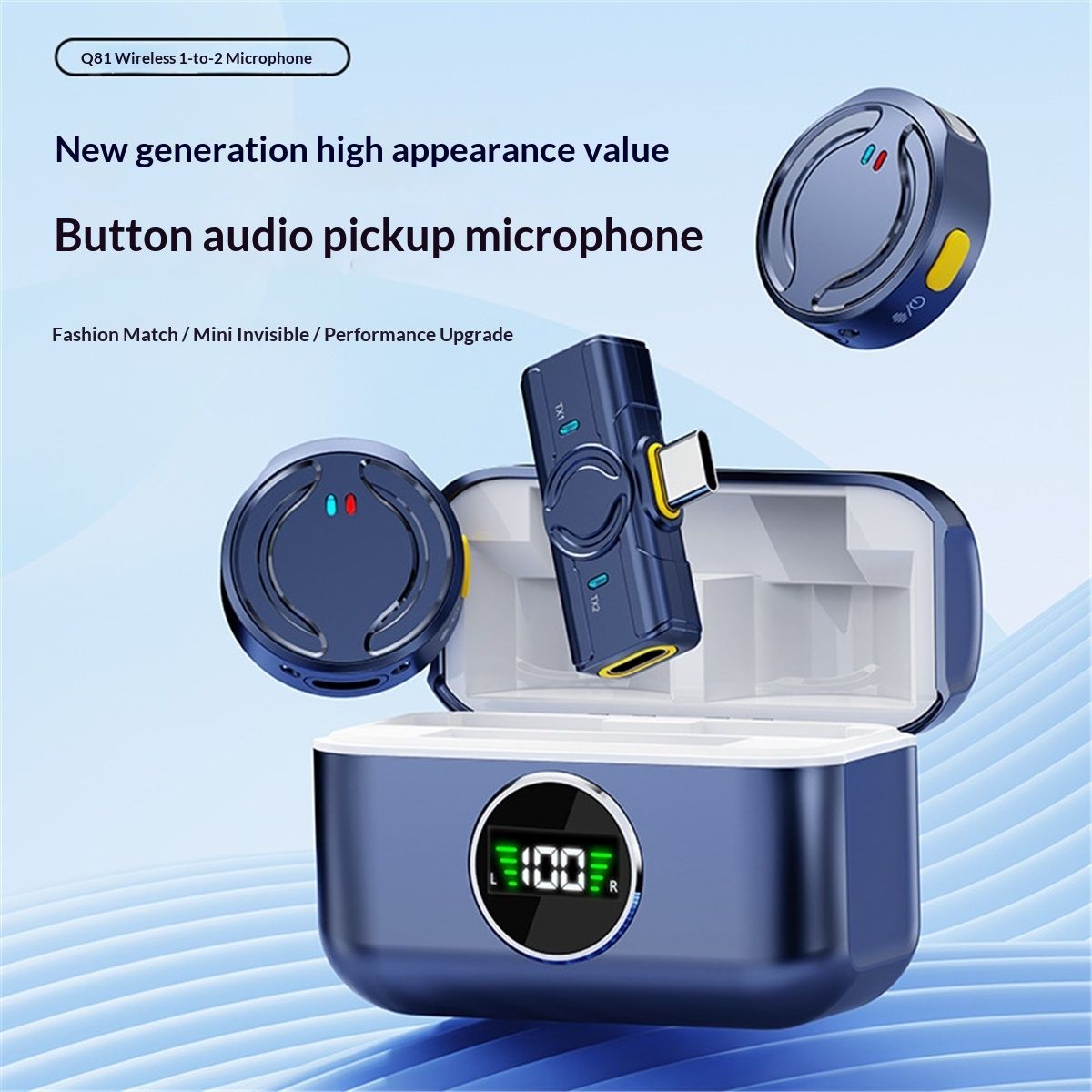 Wireless Lavalier Microphone view 5