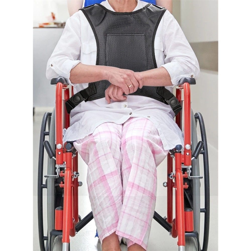 Wheelchair Seat Belt, Wheelchair Harness for Adults, Torso Support Vest view 5