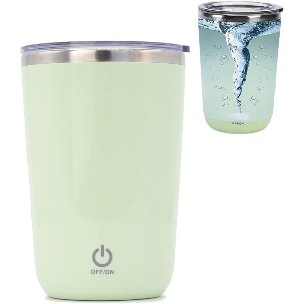 Rechargeable Self Stirring Mug - Electric Auto Mixing Stainless Steel Cup for