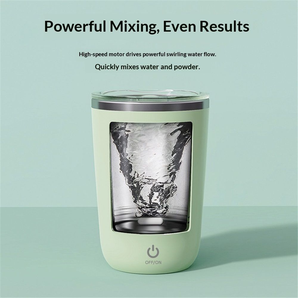 Rechargeable Self Stirring Mug - Electric Auto Mixing Stainless Steel Cup for view 2