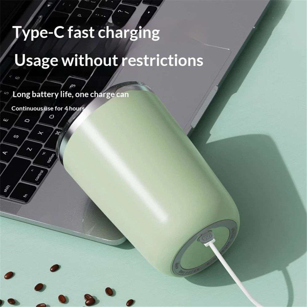 Rechargeable Self Stirring Mug - Electric Auto Mixing Stainless Steel Cup for view 3