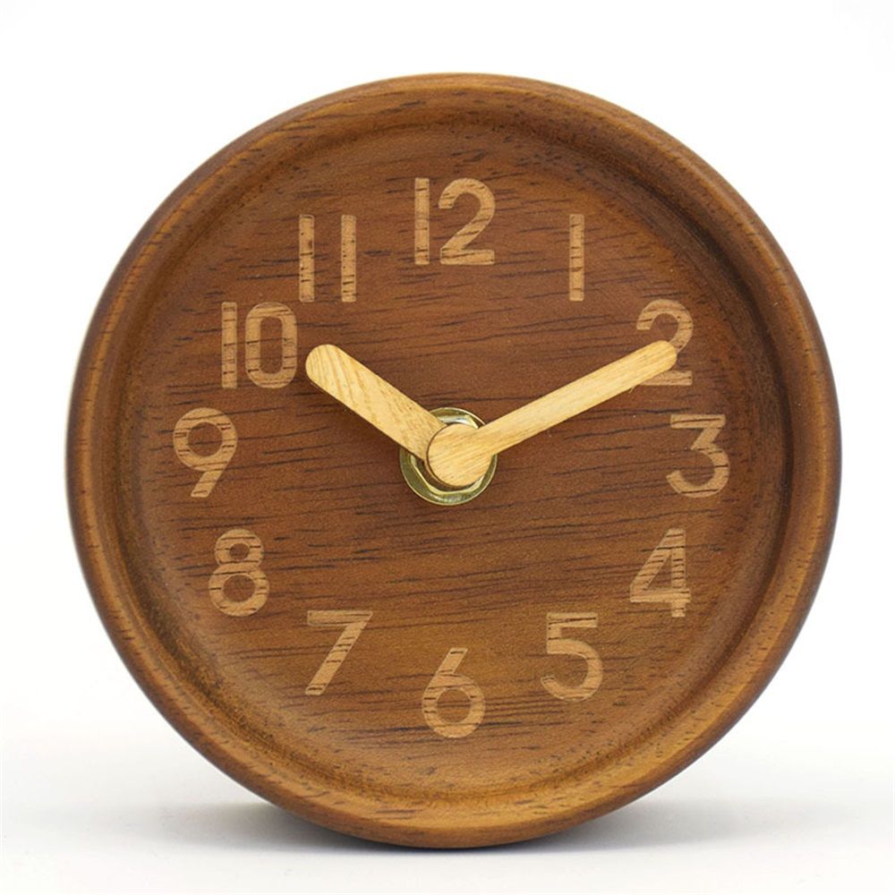 Decorative No-Tick Design – Easy to Read Silent Sweep Mantle Clock – Quiet — image 1