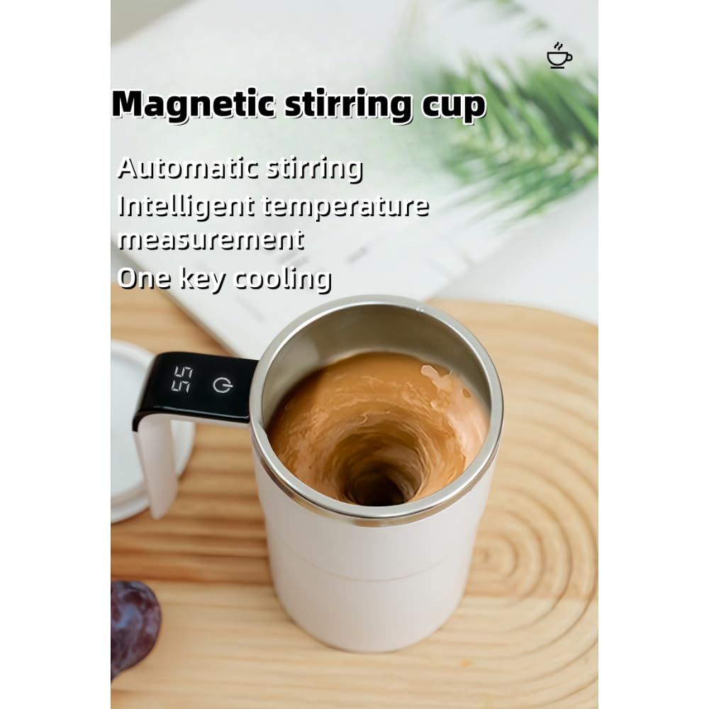 Automatic Stirring Coffee Cup with Temperature Display view 3