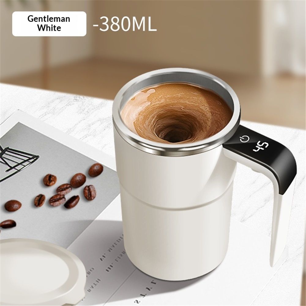 Automatic Stirring Coffee Cup with Temperature Display view 4