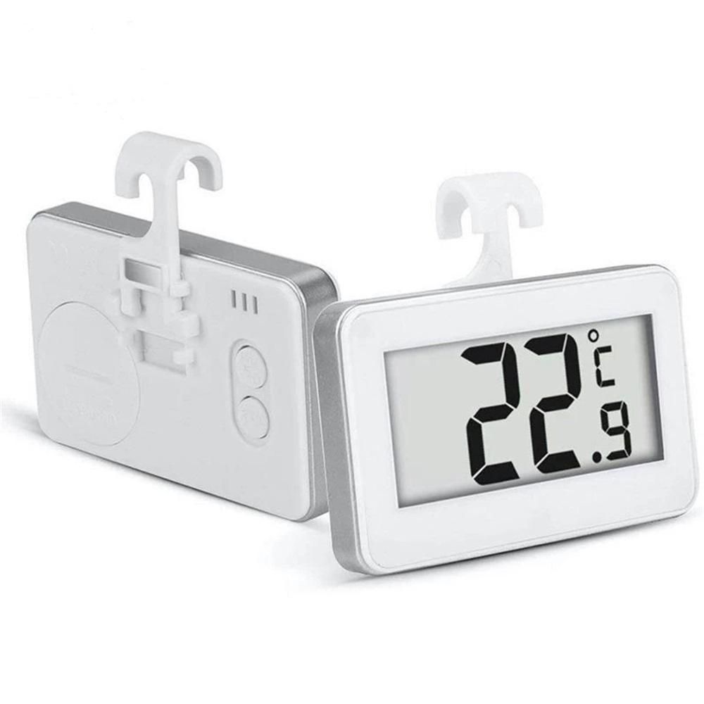 2pcs Fridge Thermometer Hygrometer Digital Freeze Refrigerator Thermometer view 4