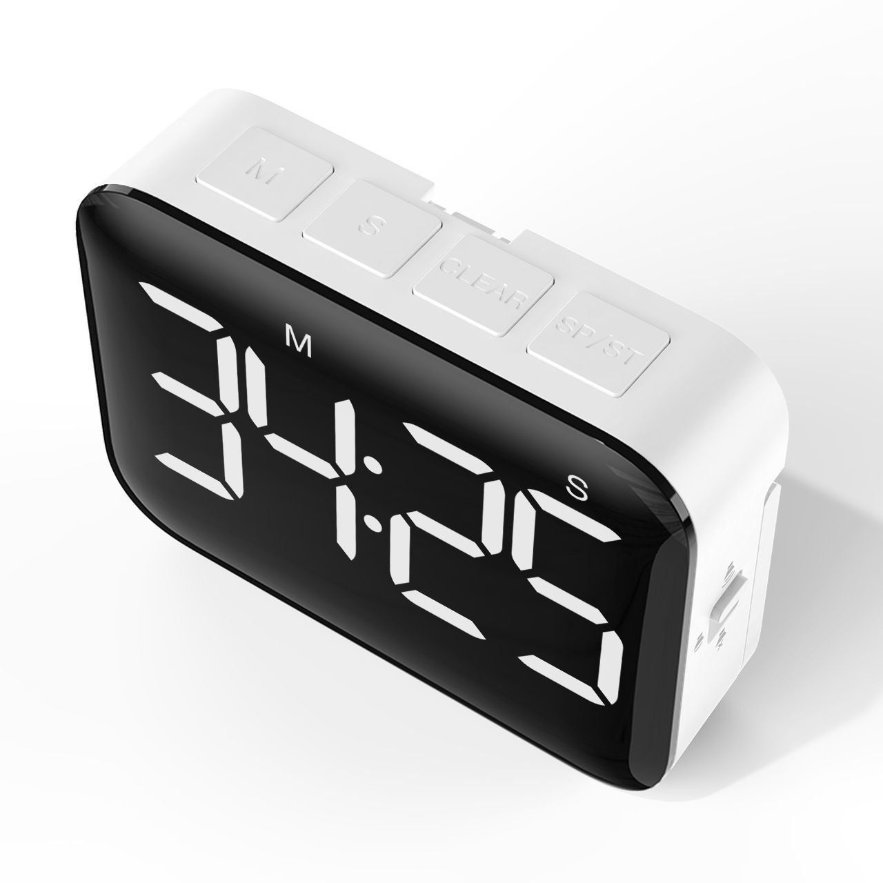 Magnetic Kitchen Timer for Cooking with Count Up Countdown view 2