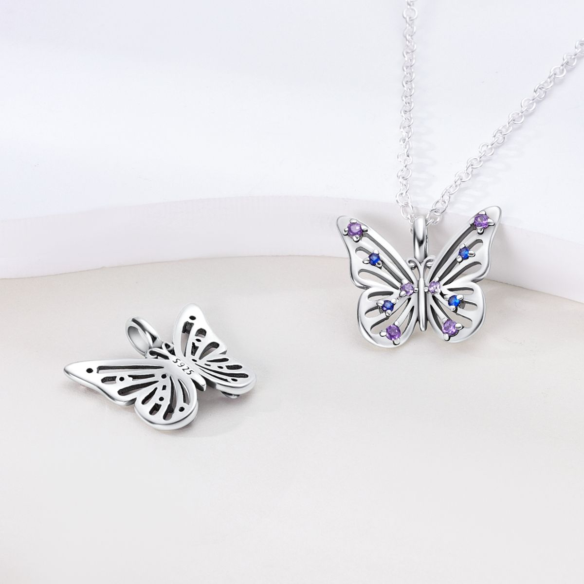 925 Sterling Silver Necklace for Women view 3