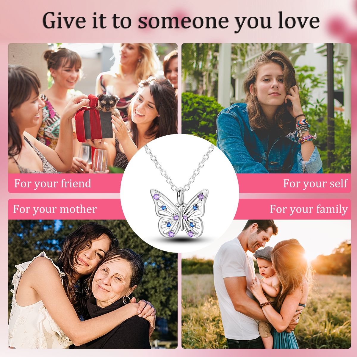 925 Sterling Silver Necklace for Women view 5