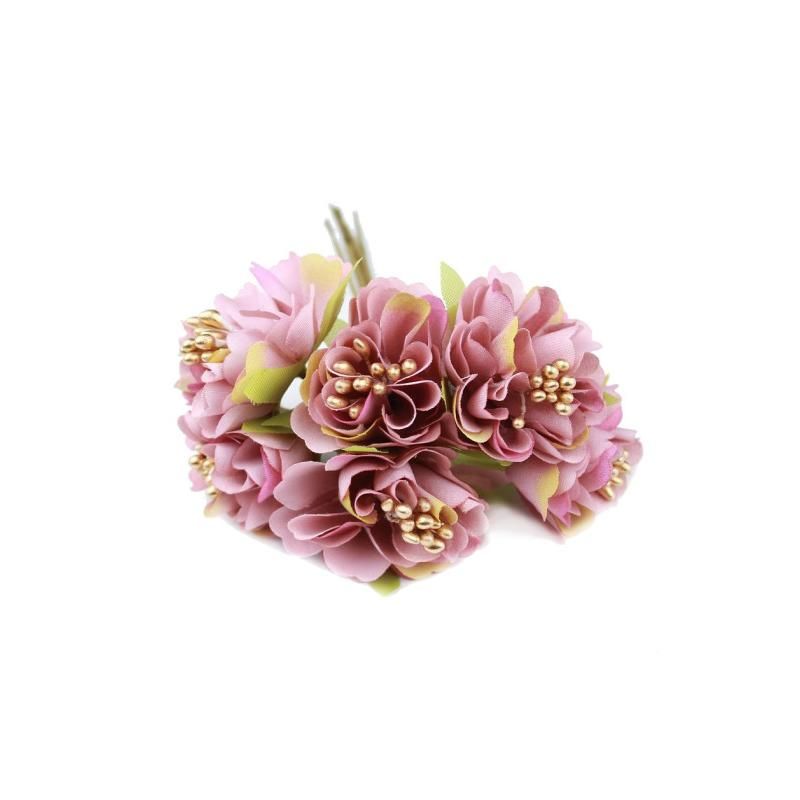 MINI FABRIC FLOWERS TOPPING for Hat Decoration - High Quality Product — image 1