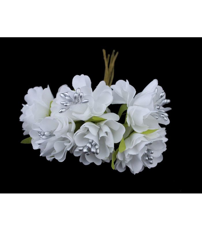 MINI FABRIC FLOWERS TOPPING for Hat Decoration - High Quality Product view 4