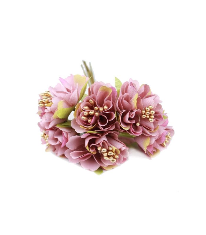 MINI FABRIC FLOWERS TOPPING for Hat Decoration - High Quality Product view 3