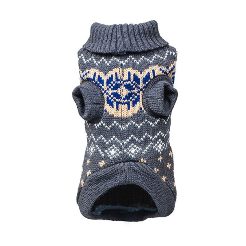 Soft Classic Sweater for Dogs and Cats with Snowflake Pattern view 5