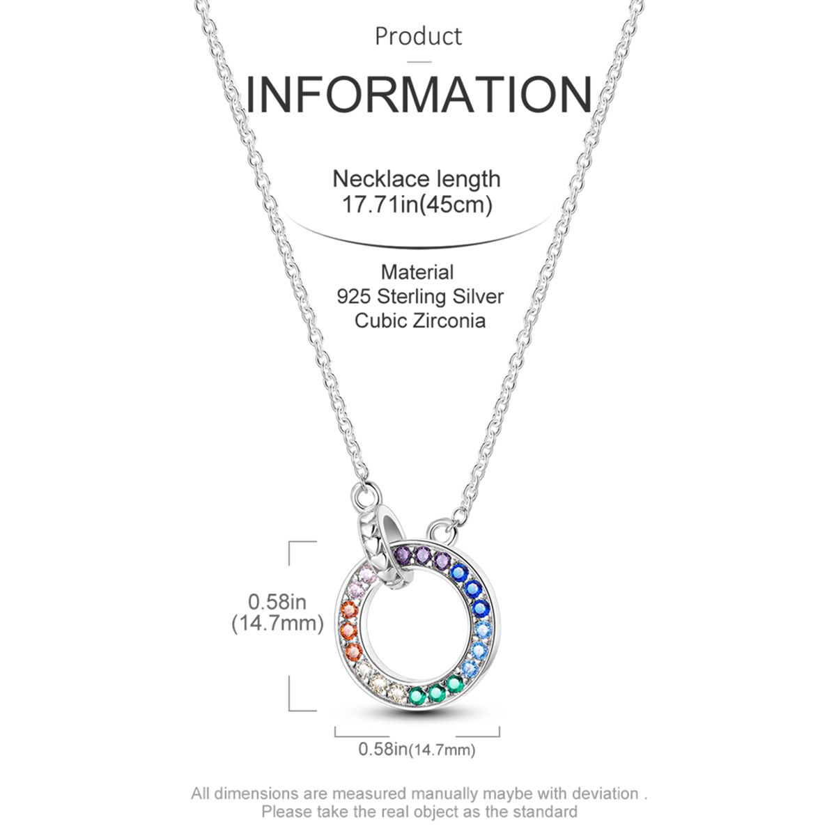 925 Sterling Silver Necklace for Women view 2