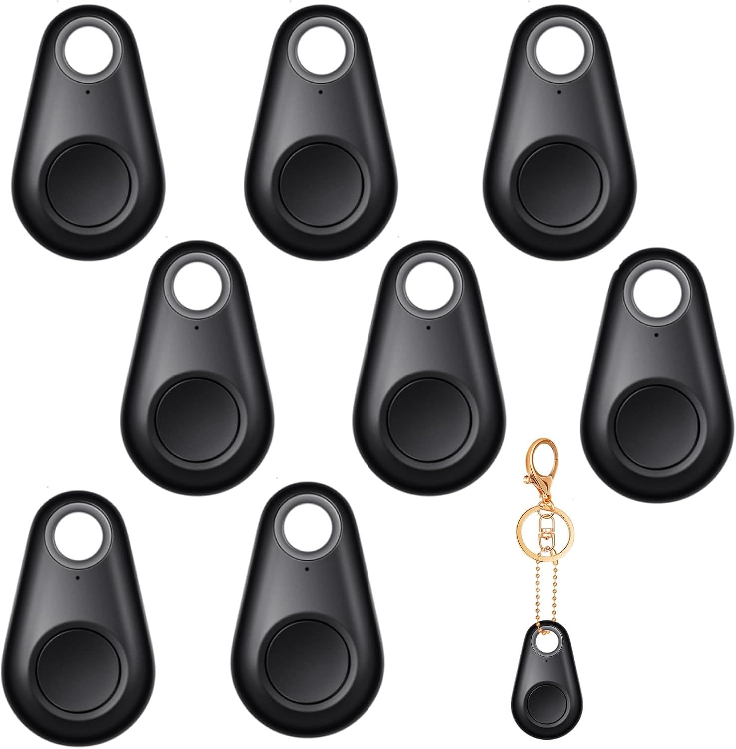 8 Packs Portable GPS Tracking Mobile Tracking Anti Loss Smart Device Key