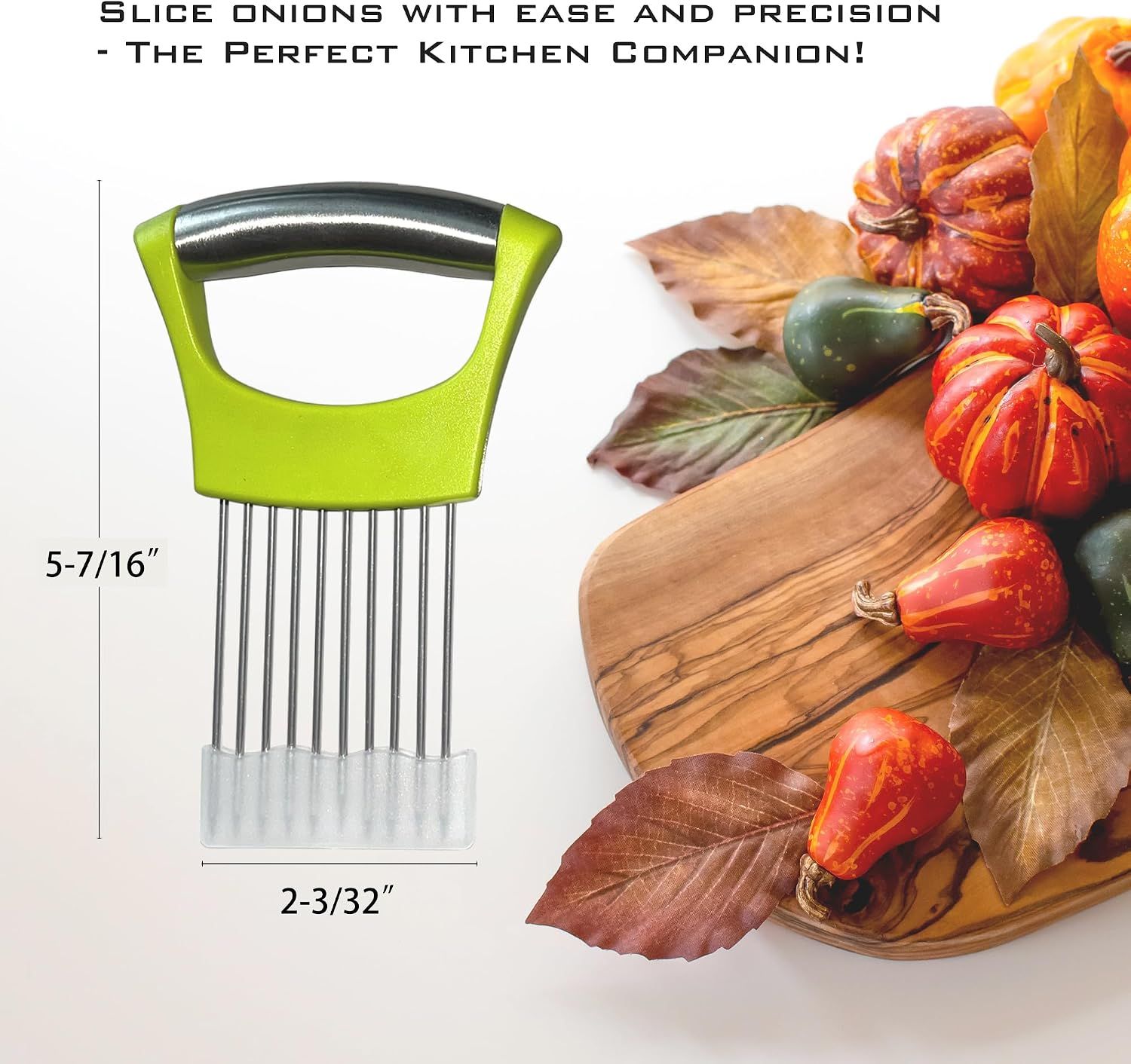 2 PCS Onion Slicer Holder – Stainless Steel Meat Holder view 4