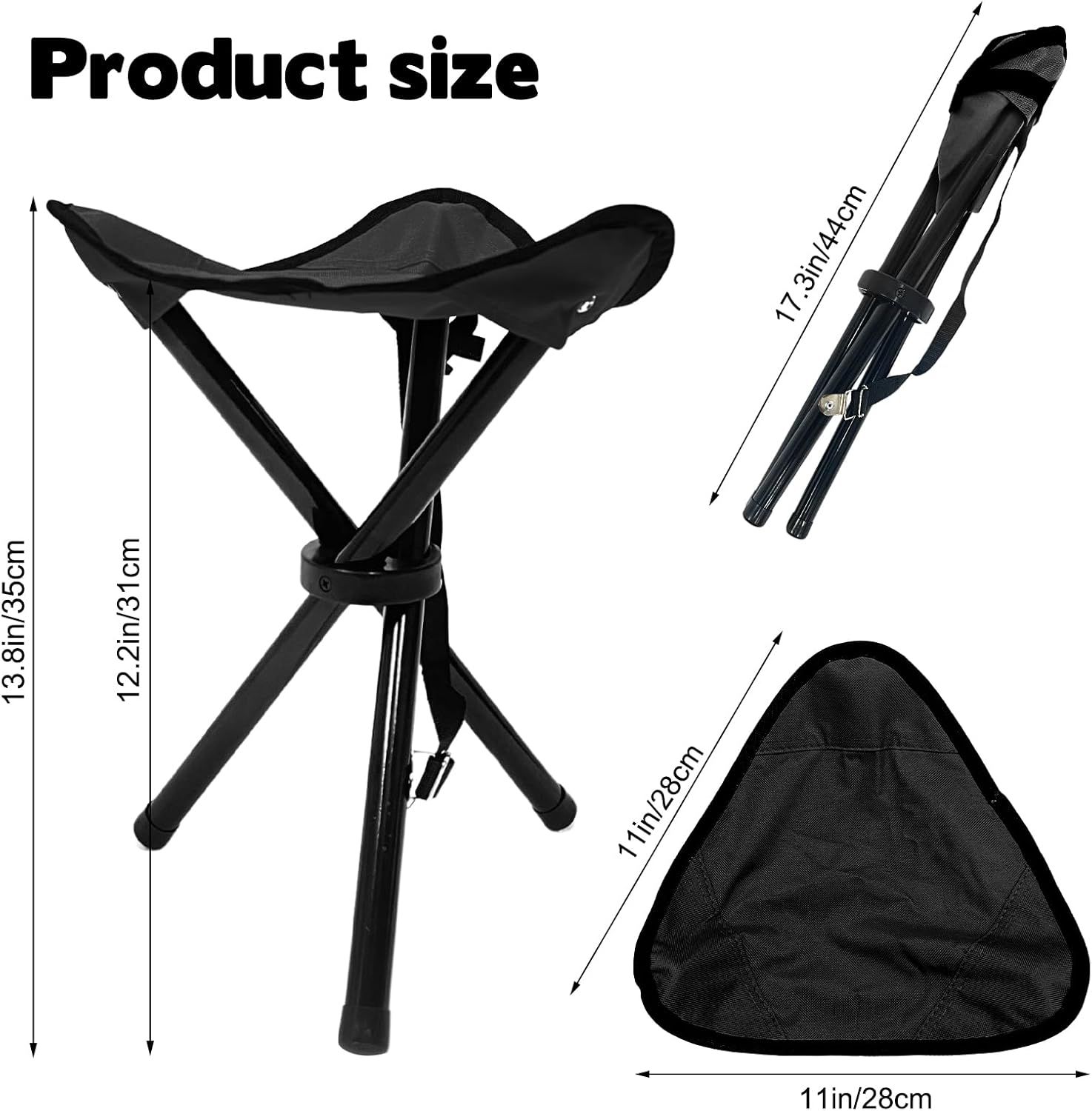 Travel Folding Camping Stool view 2