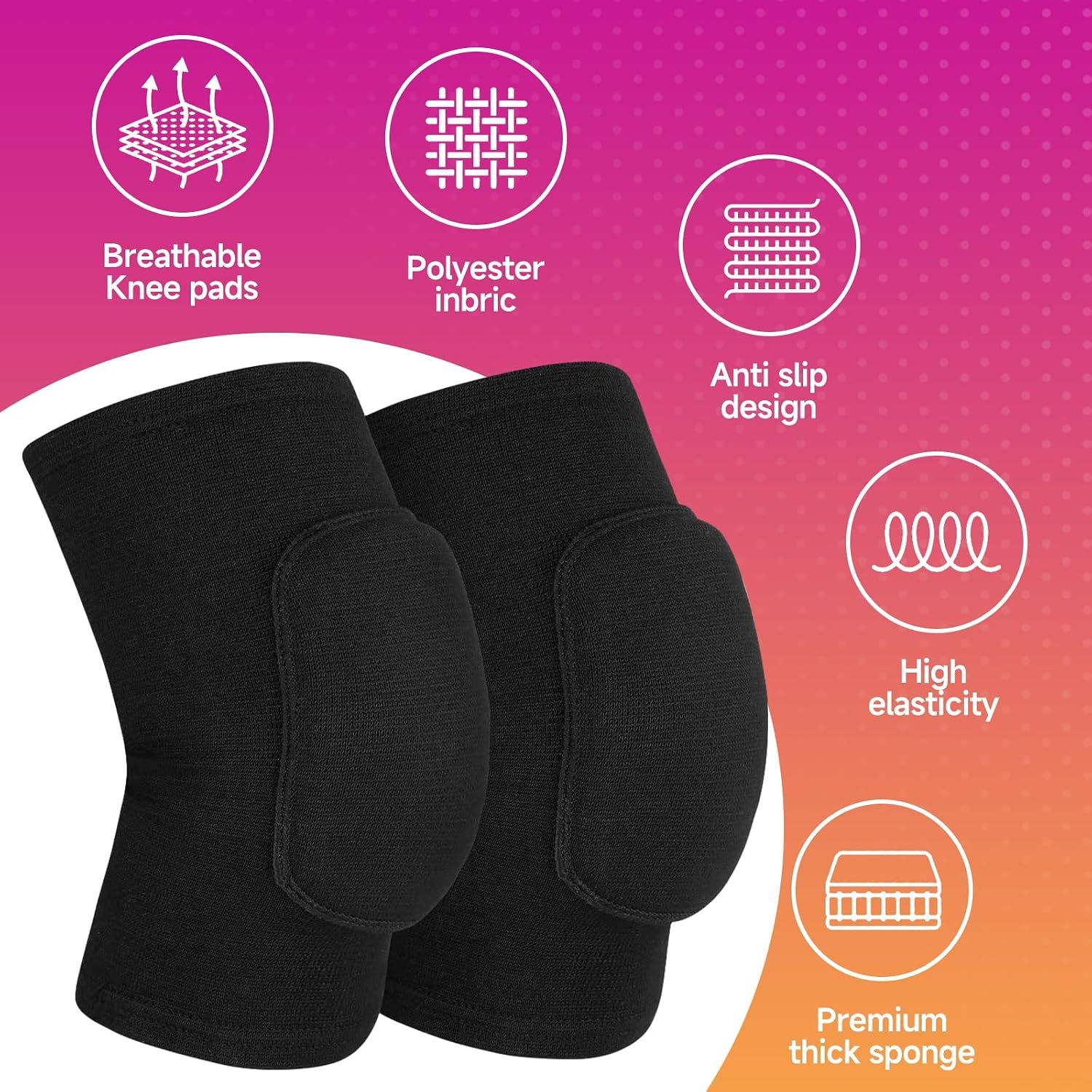 Volleyball Knee Pads for Women view 2