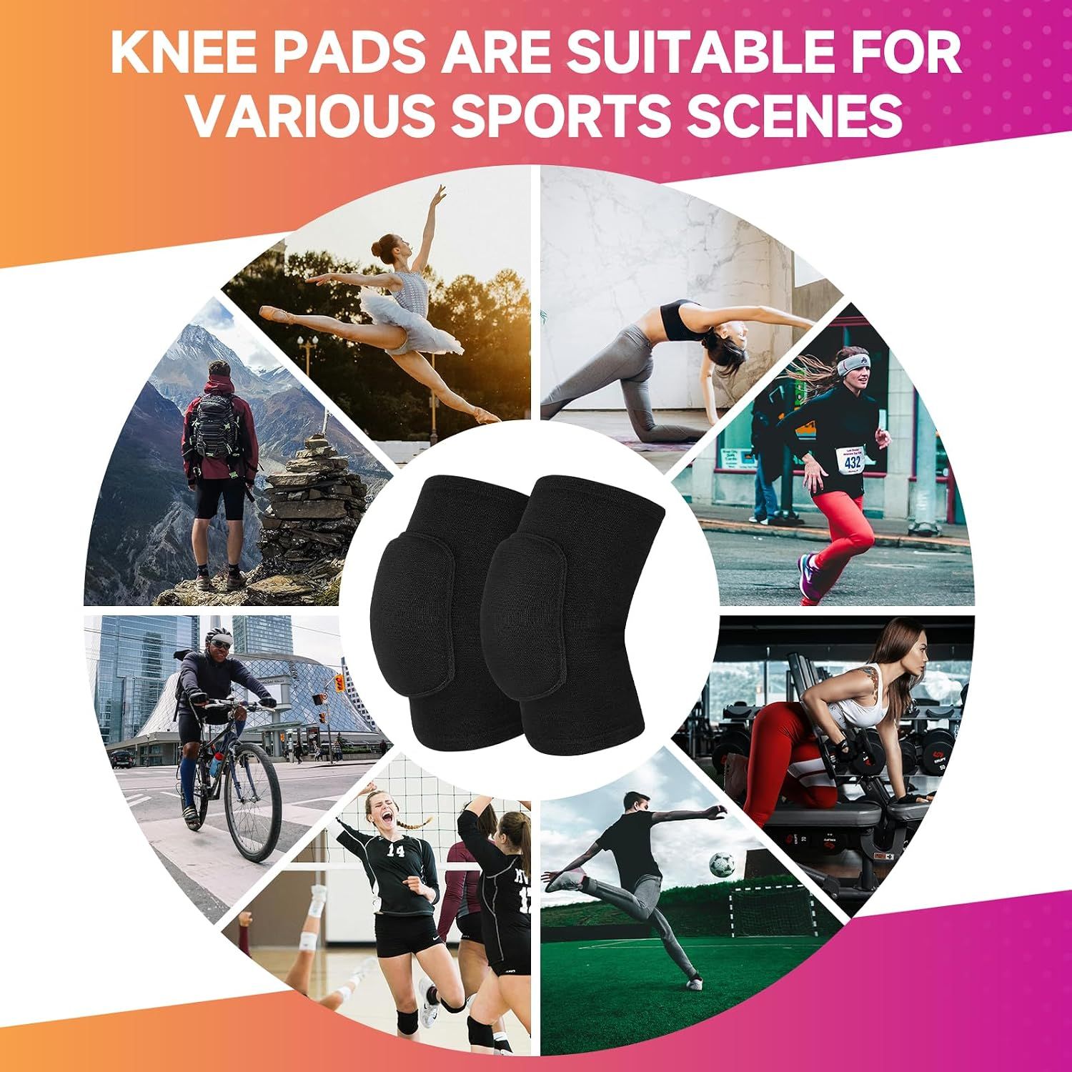 Volleyball Knee Pads for Women view 5