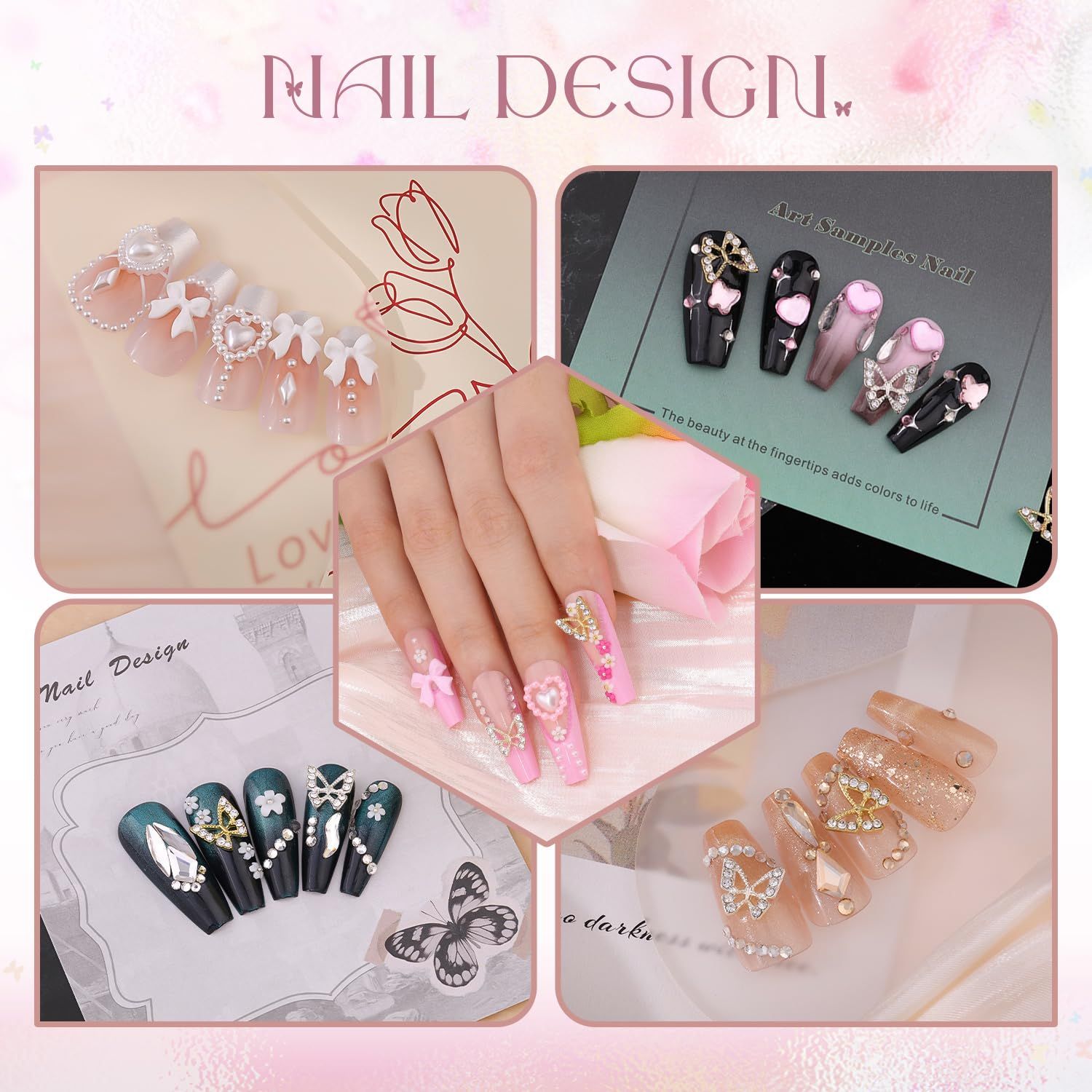3D Nail Charms and Gems Set 7 view 4