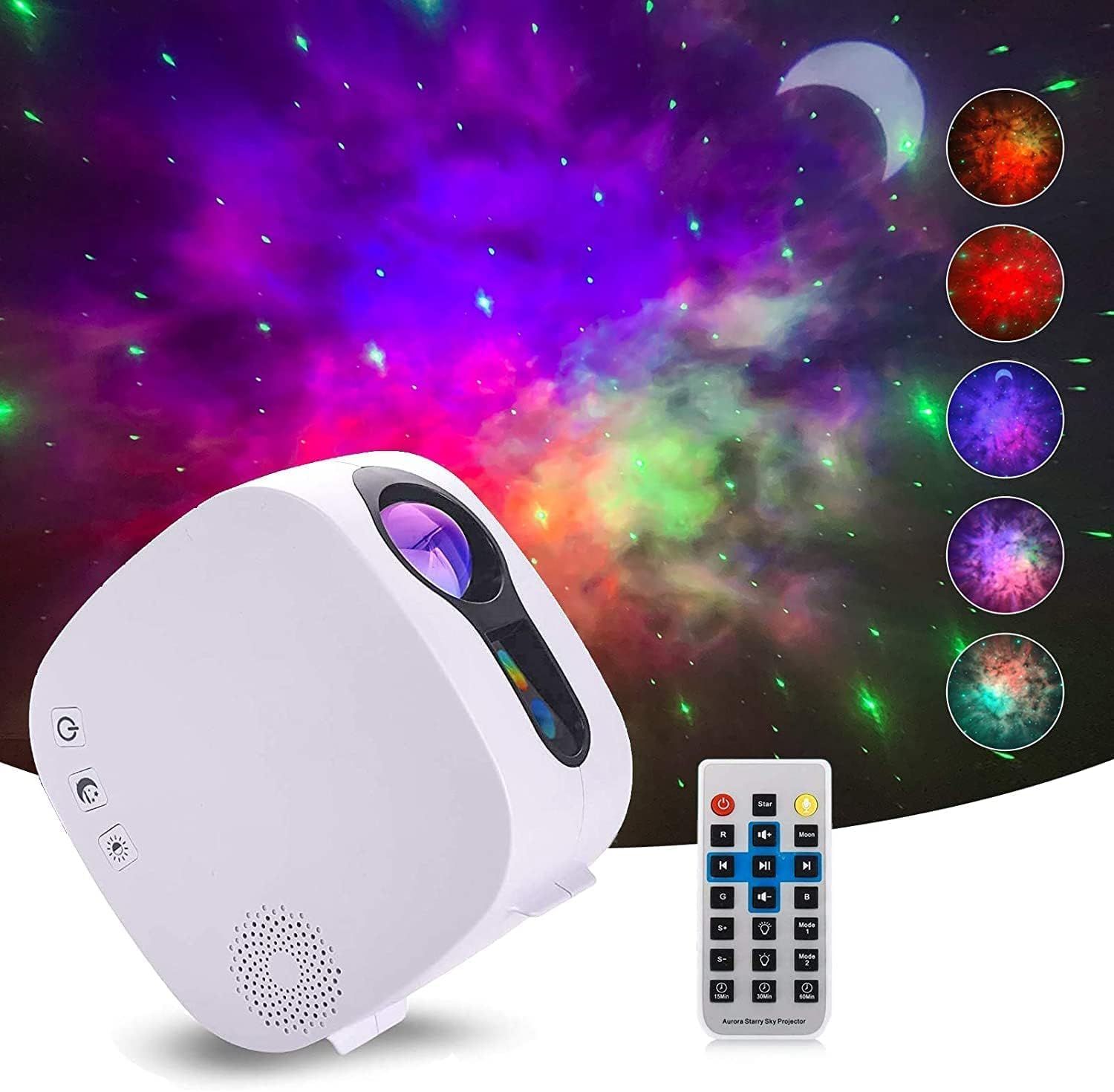 Galaxy Projector,Night Light Star Projector with Bluetooth Speaker, Remot