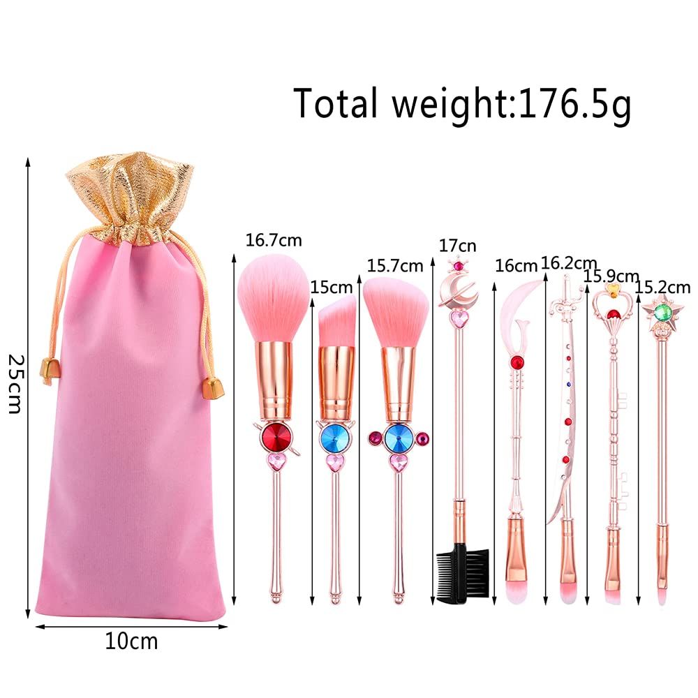 Anime Moon Makeup Brushes view 5