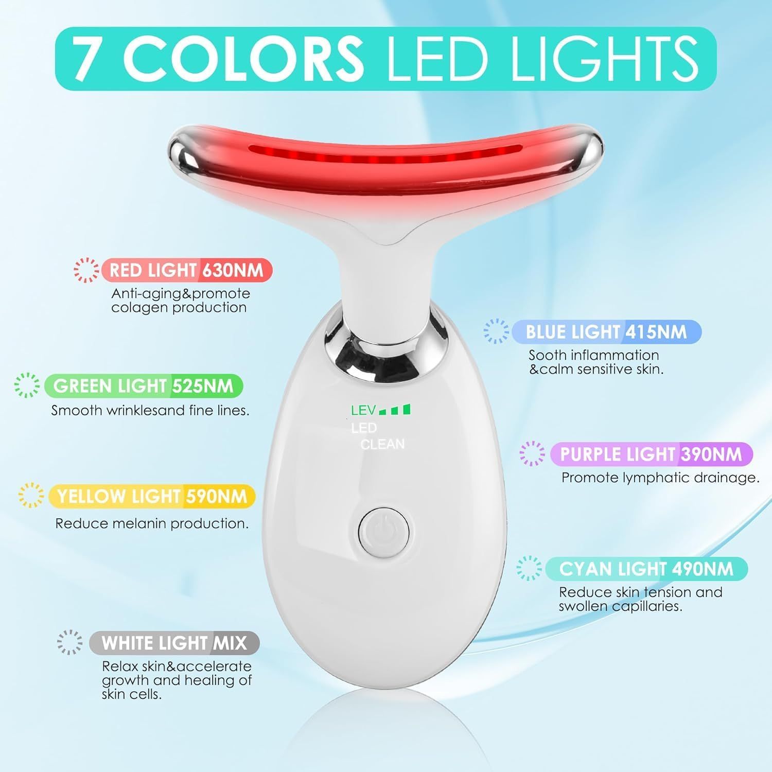 Facial Massager Face and Neck view 2