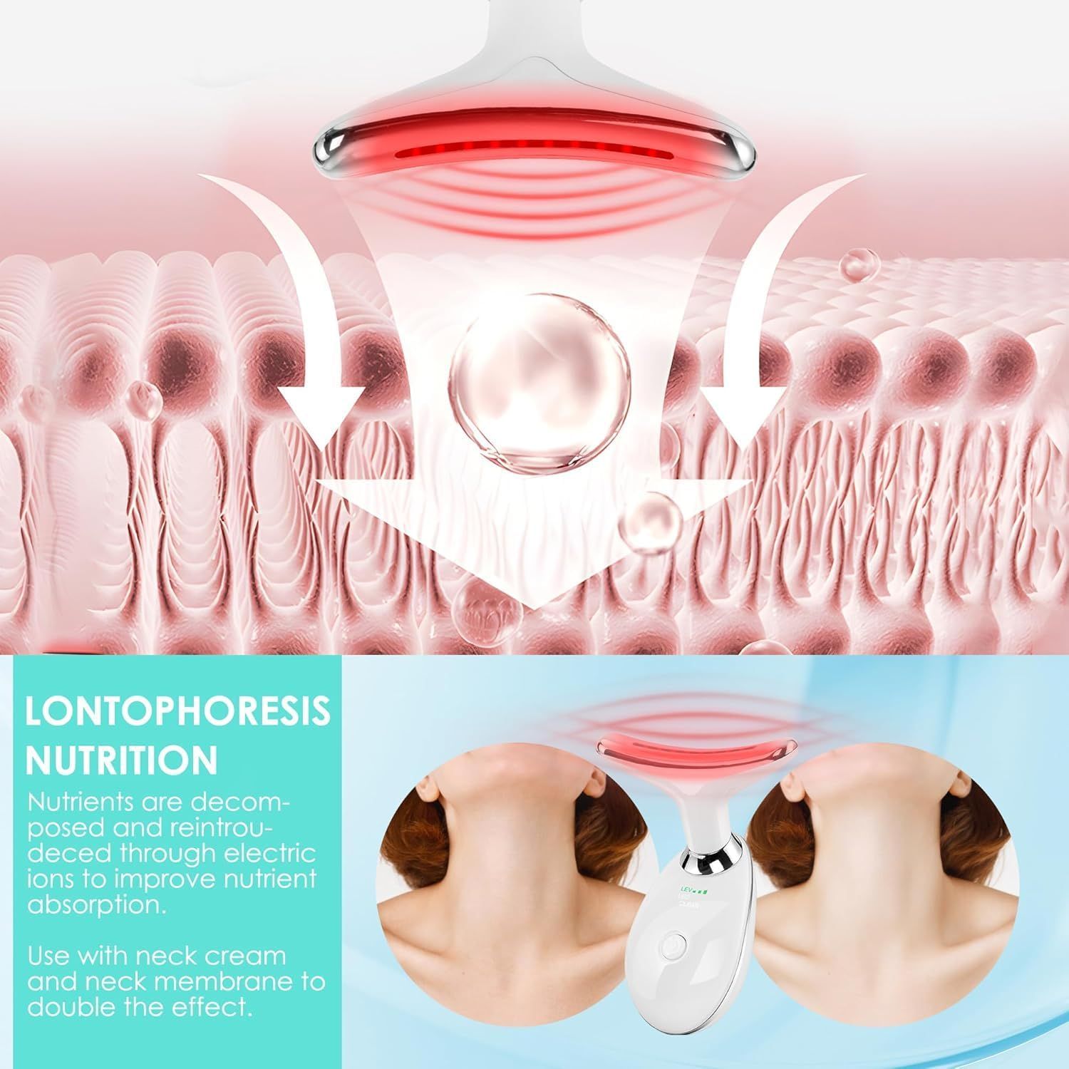Facial Massager Face and Neck view 4
