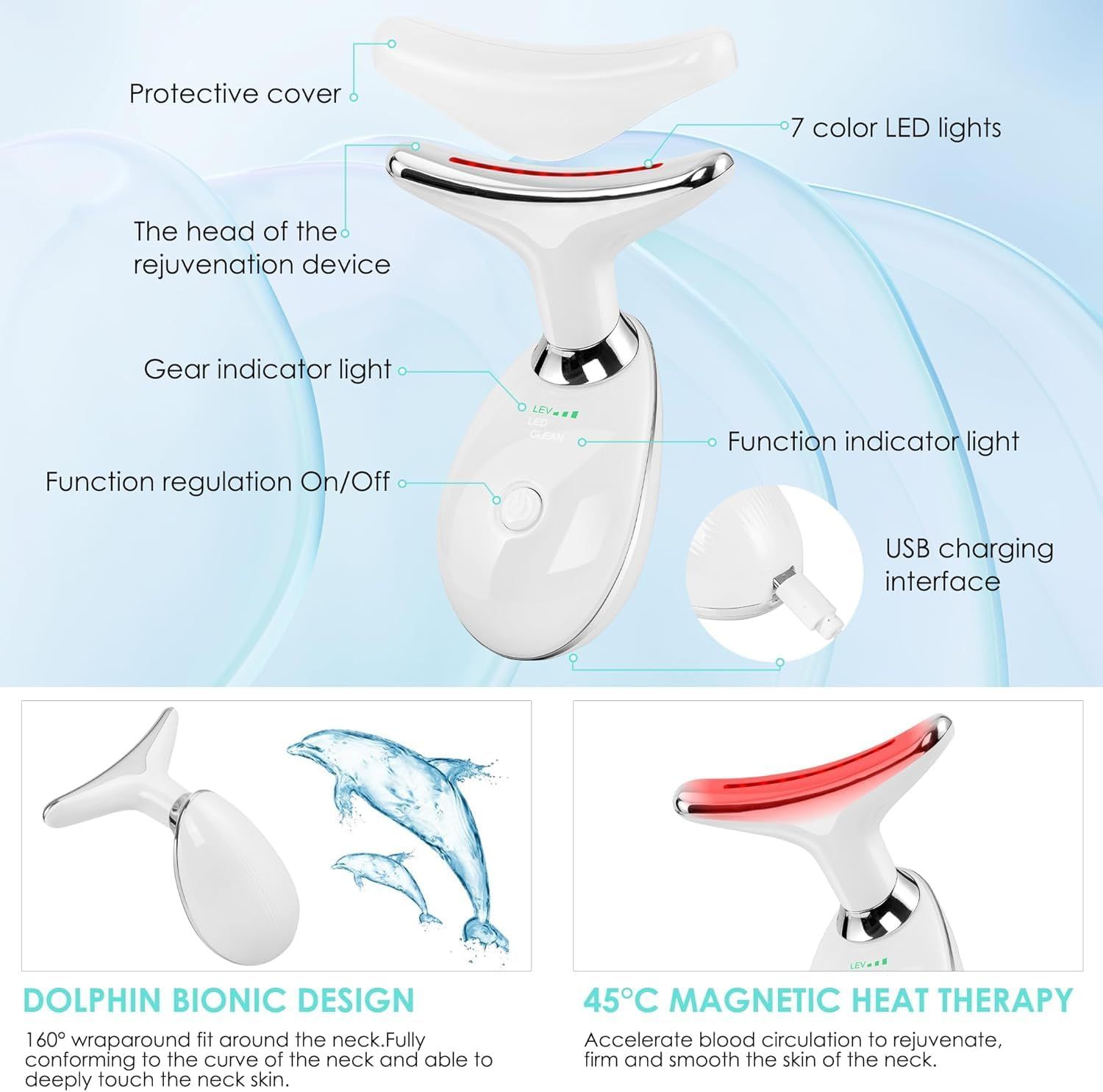 Facial Massager Face and Neck view 5
