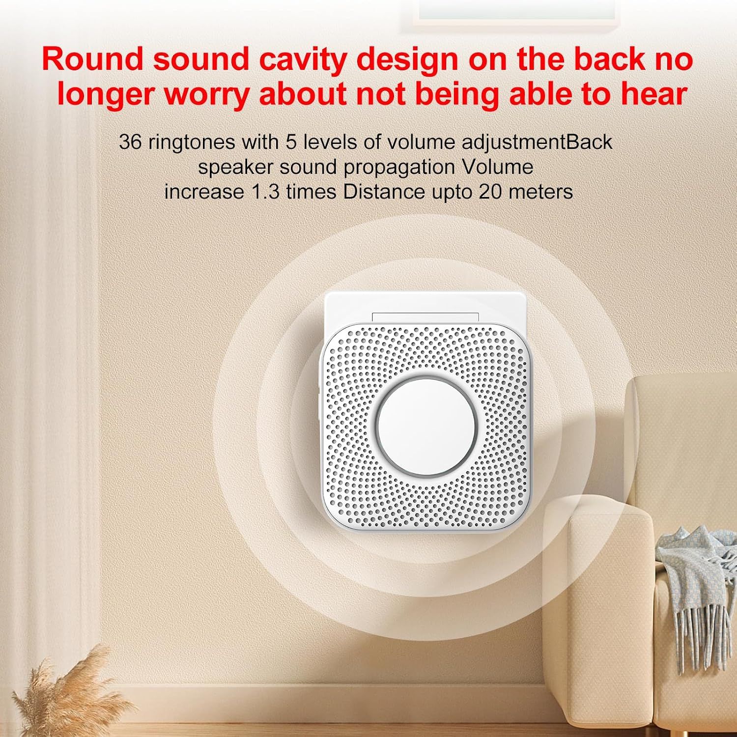 Wireless Nursing Call System for Elderly Monitoring Includes 1 SOS Call Button view 5