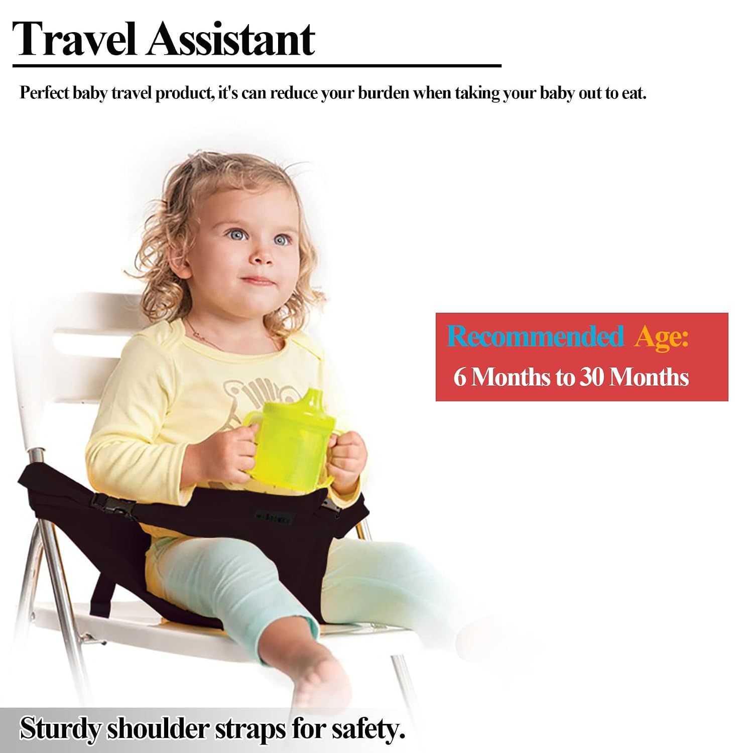 Baby Harness Seat for High Chair view 3