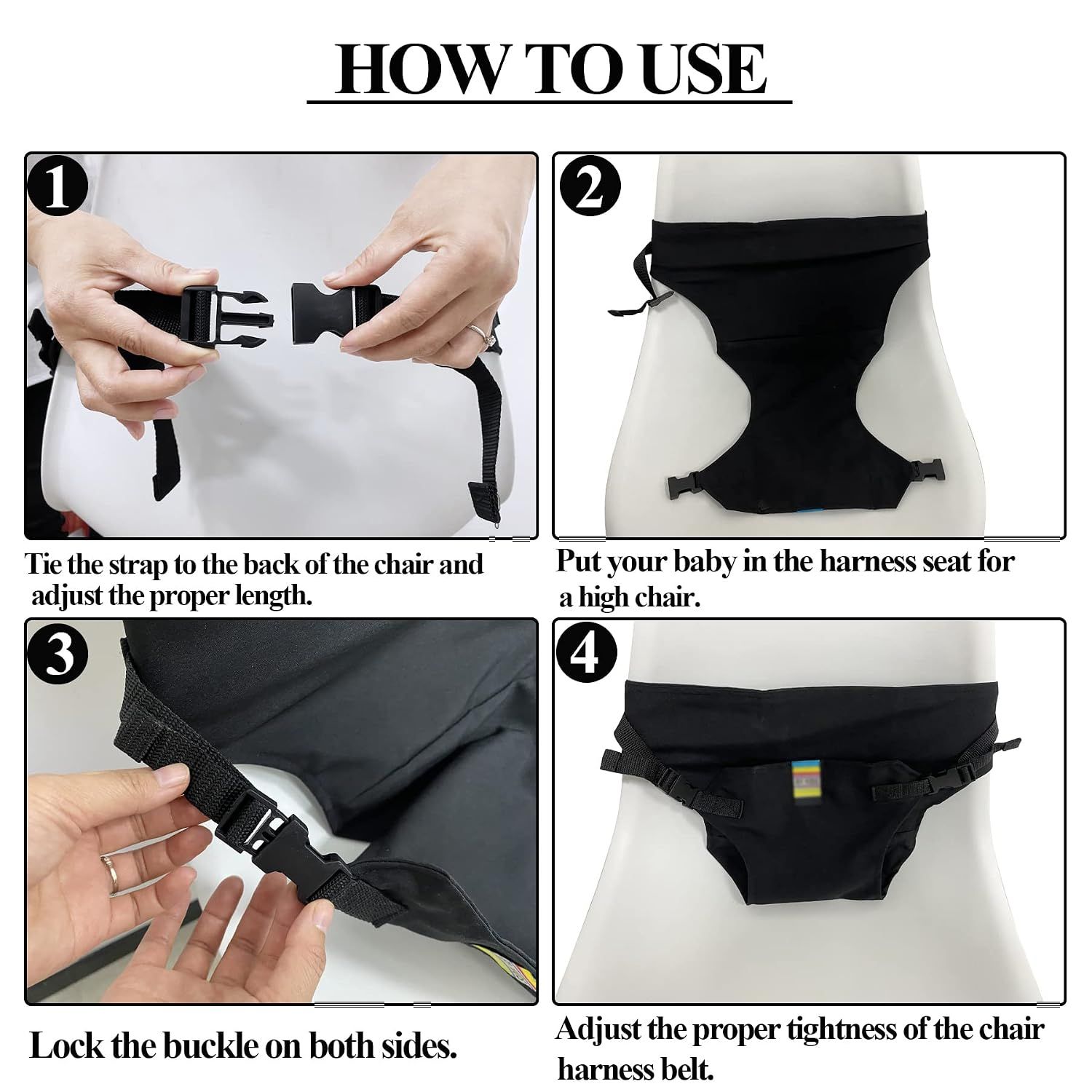 Baby Harness Seat for High Chair view 5