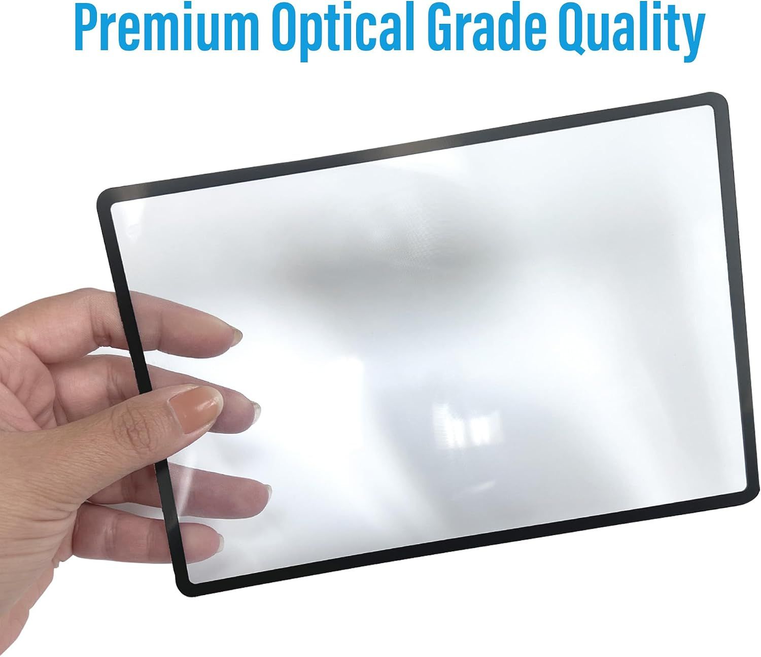 Premium 3X (300%) Page Magnifiers for Reading Small Prints view 2