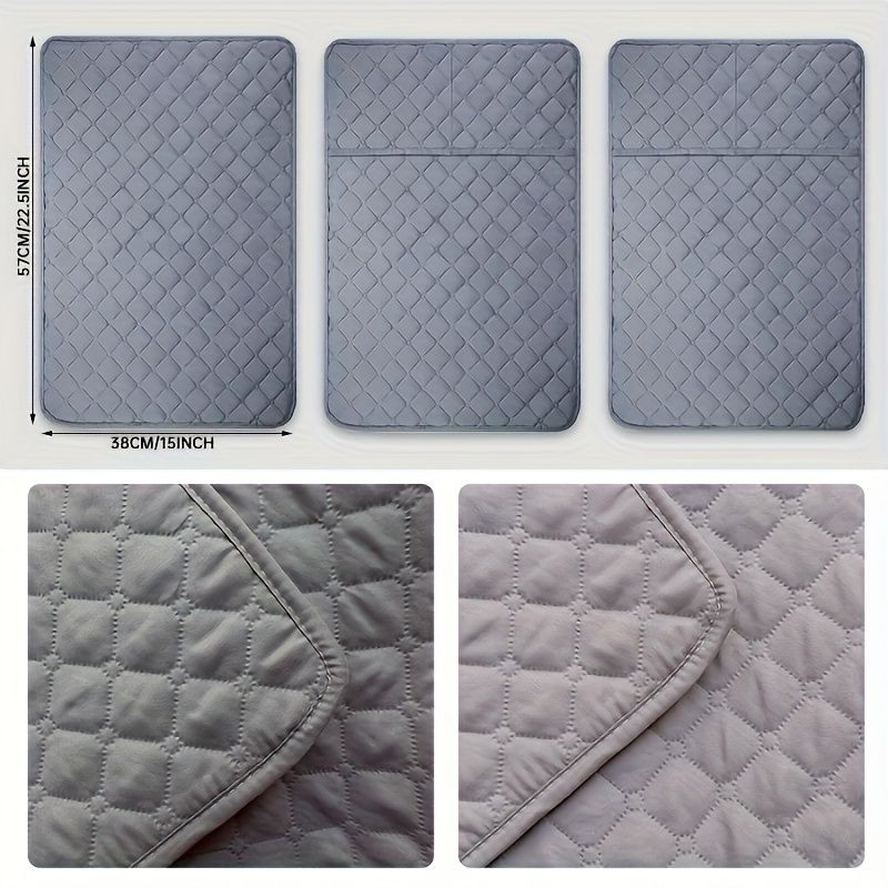 Sectional Couch Covers Sofa Armrest Cover with Pockets Lengthen Headrest Cover view 4