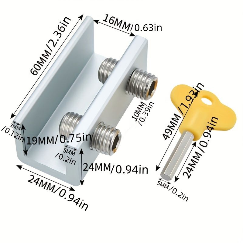 1pc Sliding Sash Stopper view 5