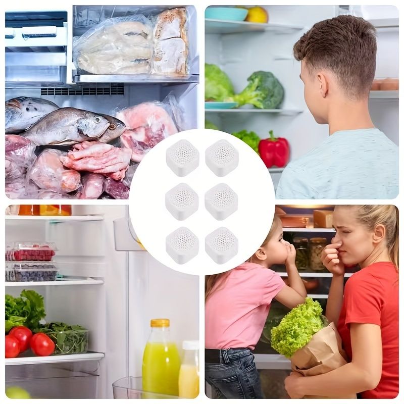 8pcs Activated Charcoal Refrigerator Deodorizer - Minimizes Odors And Formaldehyde view 5
