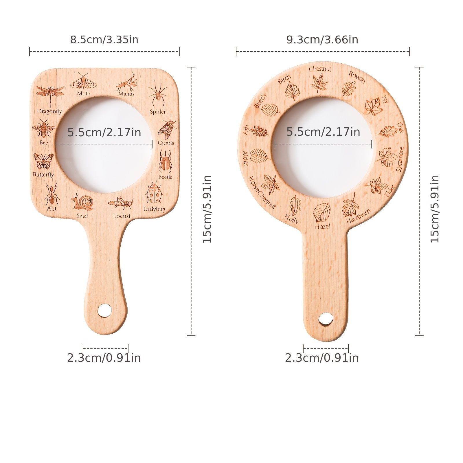 Magnifying Glass for Recognizing Insects And Leaves - Outdoor Adventure view 3