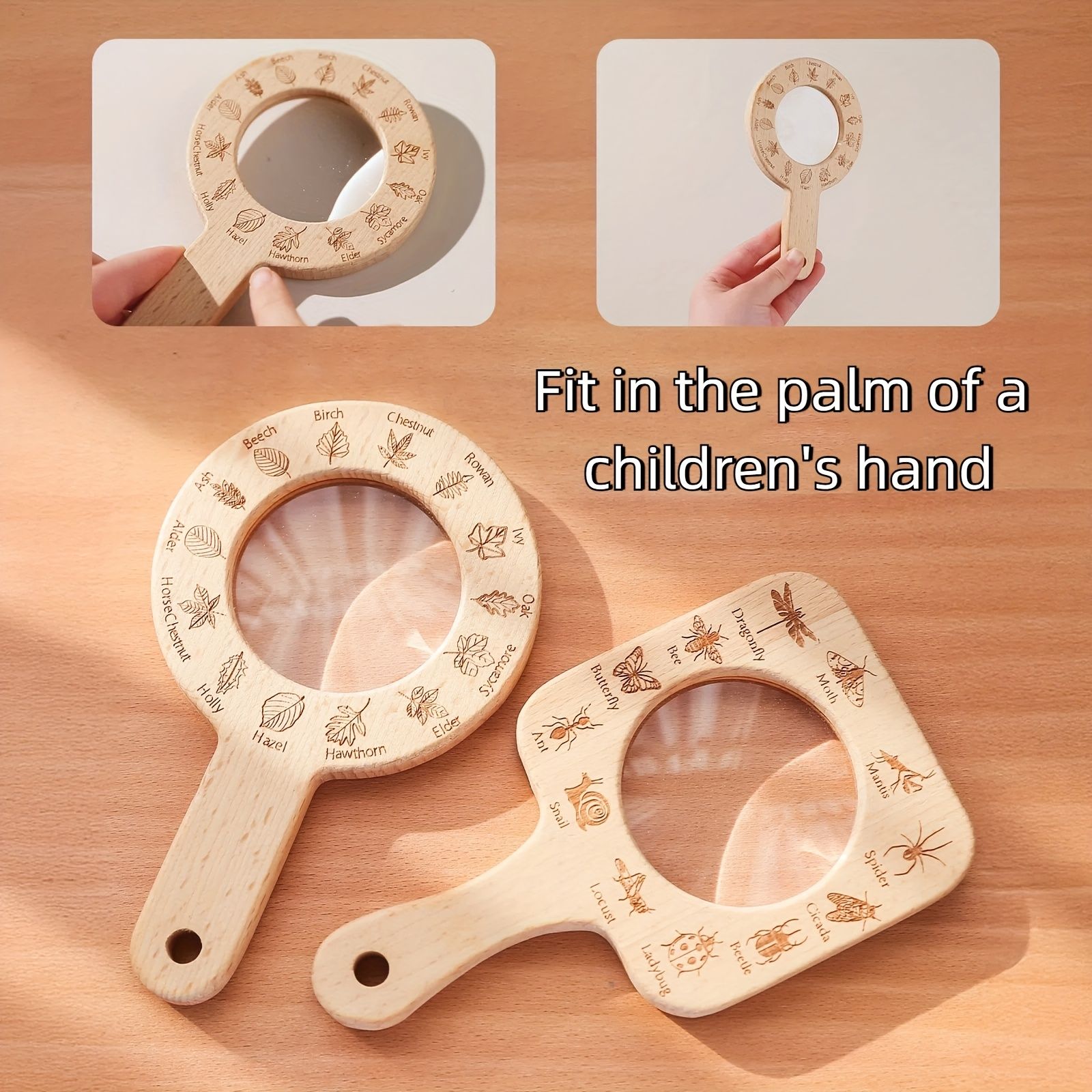 Magnifying Glass for Recognizing Insects And Leaves - Outdoor Adventure view 5
