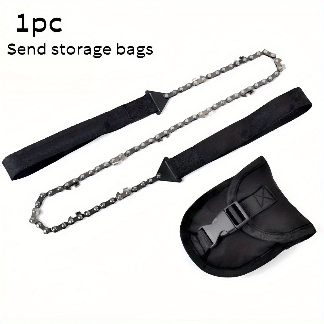 1pc Survival Equipment - 65 Manganese Steel Pocket Saw - Outdoor Survival Hand — image 1