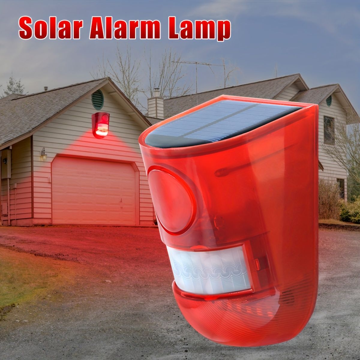 Solar Sound Alarm Motion Sensor view 2