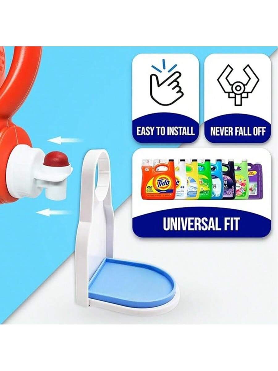 2 Packs Laundry Detergent Cup Holder Drip Catcher Upgraded Drip Tray No Mess view 3