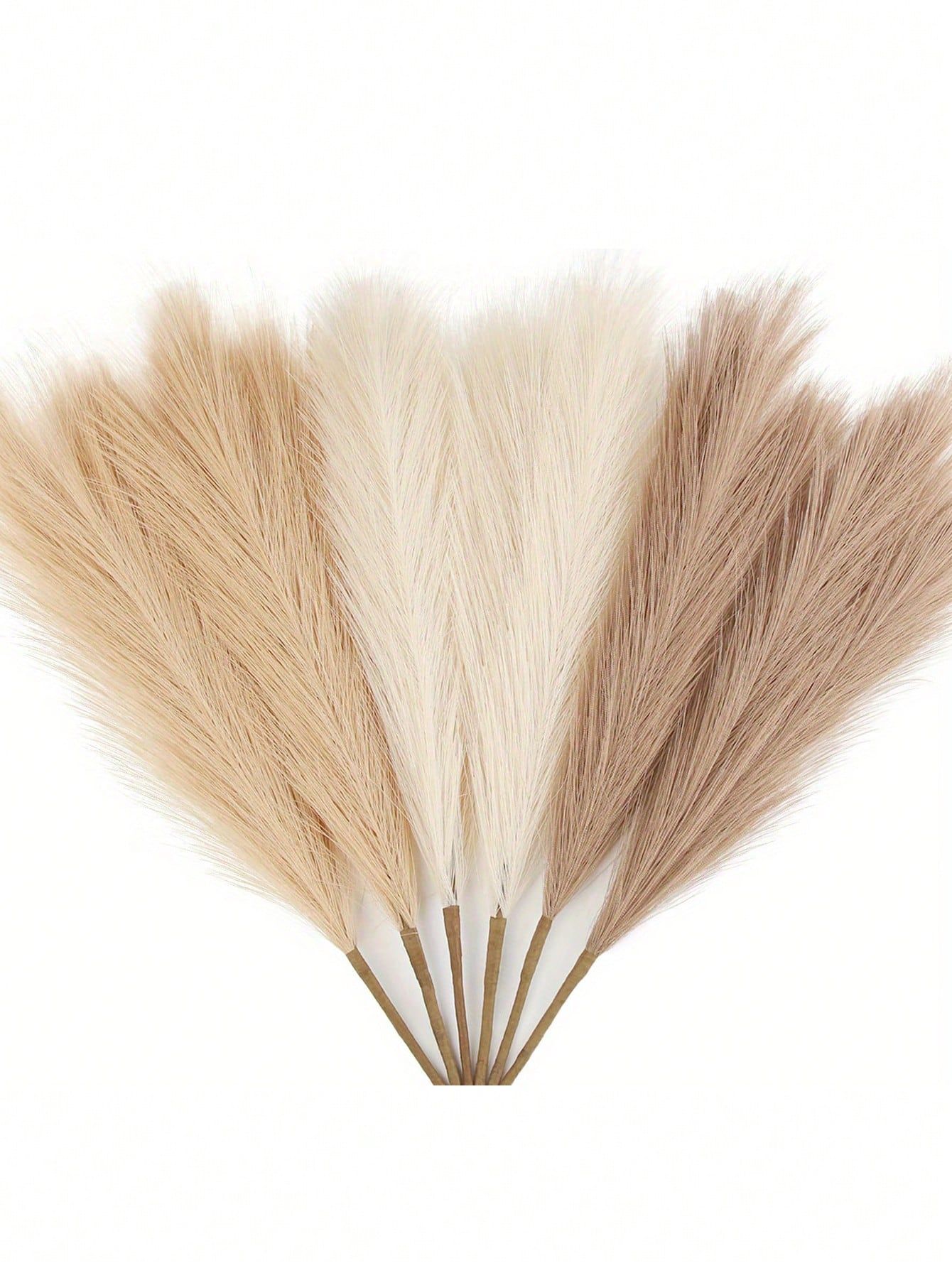 18pcs 21.65in Large Artificial Pampas Grass Bohemian Style Room Decorative