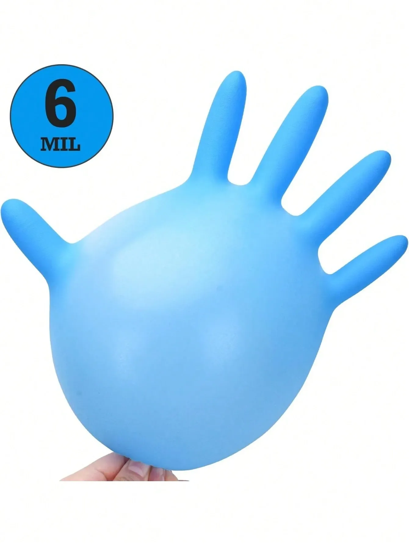100 Pieces Multi Functional Disposable Nitrile Gloves Durable Water Oil view 3
