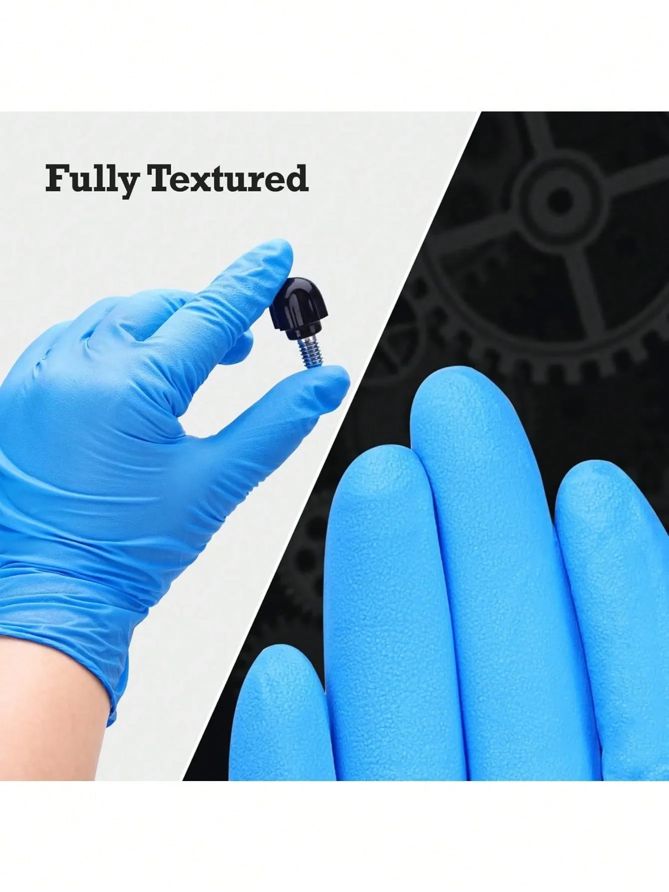 100 Pieces Multi Functional Disposable Nitrile Gloves Durable Water Oil view 4