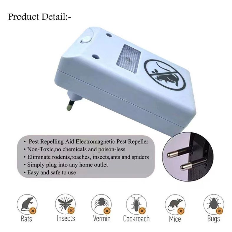Ultrasonic pest repellent - Electronic device against mice view 4