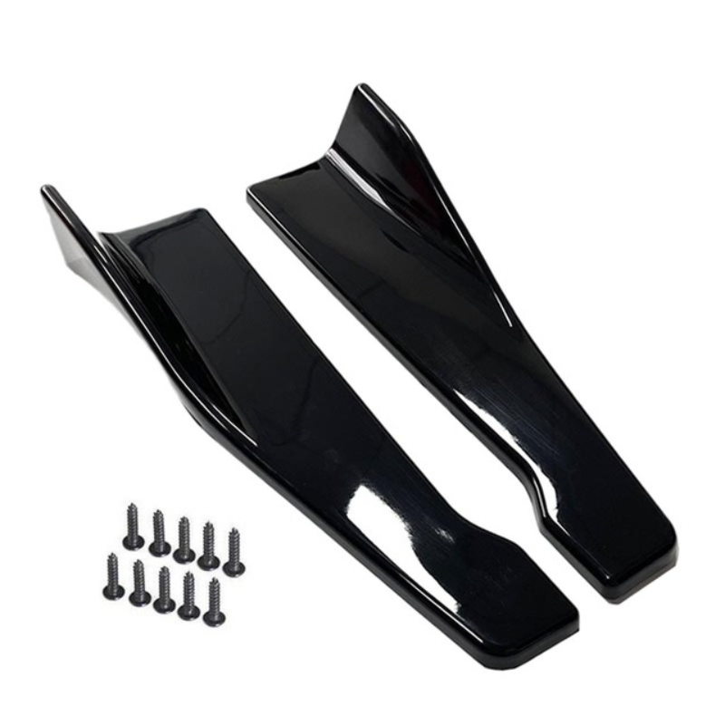 Universal Car Rear Bumper Protector Front Edge Cover with Screws 1 Piece Pack view 2